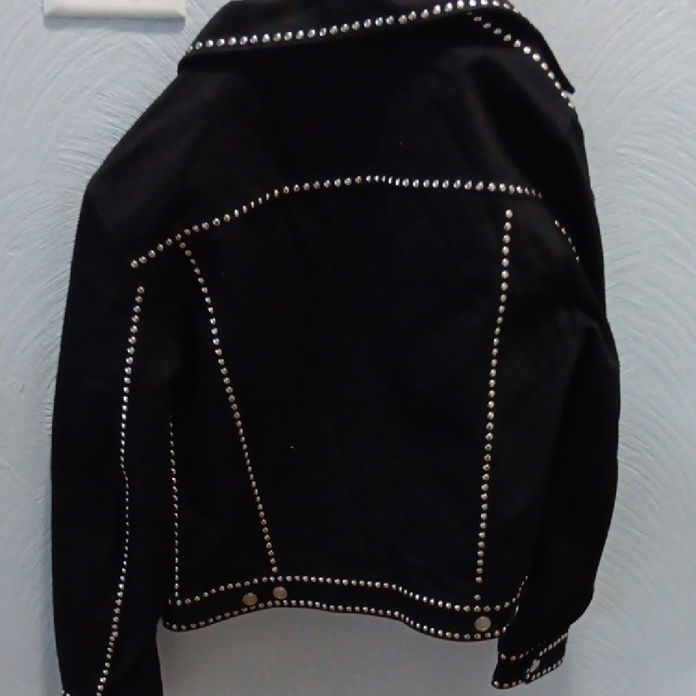 BLK DNM Black Studded Jean Jacket - Picture 7 of 13